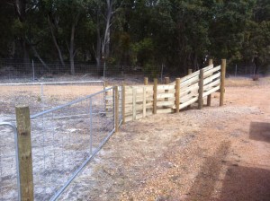 Stock loading ramp and fencing-wire and post-Dunsborough-Busselton-Vasse-Quindalup-Eagle Bay-Cowaramup-Margaret River and Yallingup-0418 903 281